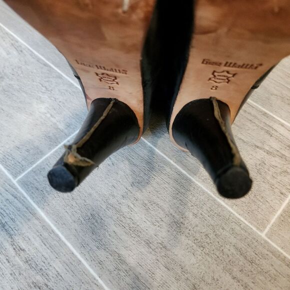 Gee Wawa Black Lesther Over Knee Platform Boot - Picture 9 of 17